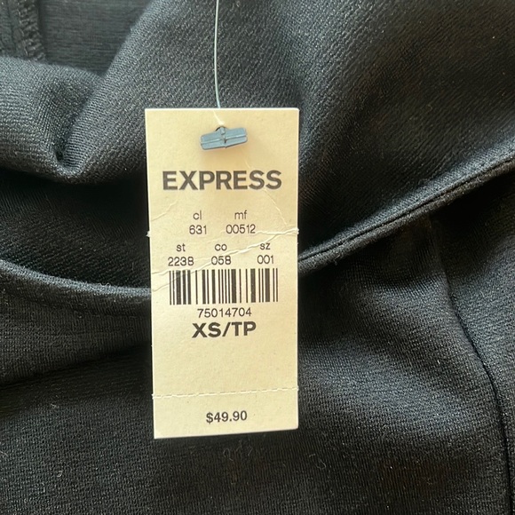 Express top. Black. Size XS. NWT. - Picture 5 of 5